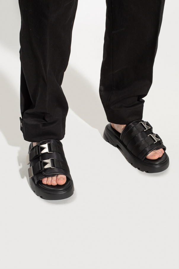 靴 BOTTEGA VENETA FLASH SLIPPER Bottega Veneta Gel Rubber Flash Slipper Rubber in Tangerine